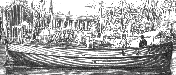 La chaloupe lectrique d'essai pralable au GYMNOTE - 1887