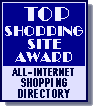 The All-Internet Shopping Directory Top Shopping Site Award