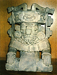 Funerary Urn Depicting the God of Rain and Lightning, 250-450, Mexico, Oaxaca, Monte Alban III, Zapotec culture