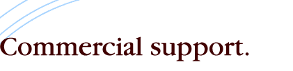 Commercial support