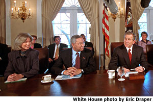 First Cabinet Meeting. White House Photo by Eric Draper