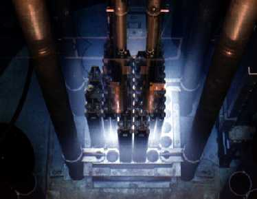 NRAD's reactor core.