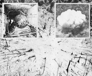 Blast resulting from a BLU-82