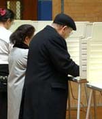 Man Voting