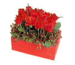 Hot Flush Rose Box