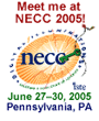 Use this logo to let your visitors know you'll be attending NECC!