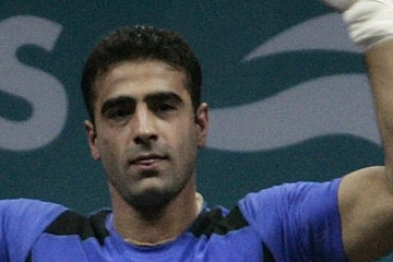Iraqi weightlifter Harem Ali