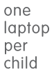 logo: one laptop per child