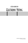 letter report on electronic voting