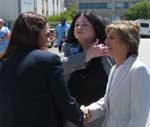 Senator Boxer visits SF VA Medical Center