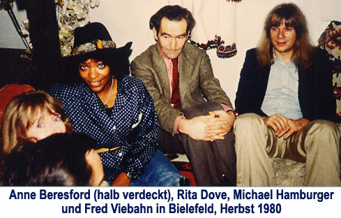 Abbildung Anne Beresford, Rita Dove, Michael Hamburger, Fred Viebahn