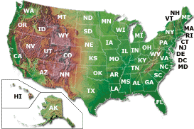 Image Map - U.S. Map