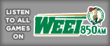 Listen to all of the games on WEEI 850 AM