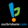 ourbrisbane.com logo - 100 by 100 pixels style 1 on white background