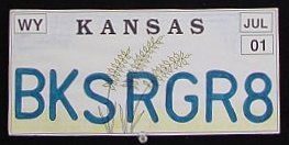 Ks License Plate