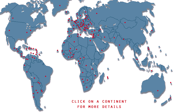Downloading world map of member parties
