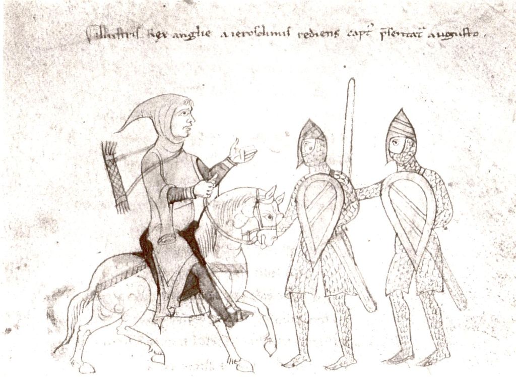 Gefangennahme von Richard Lwenherz, Burgerbibliothek Bern, Chronik des Petrus de Ebulo, 1197