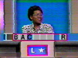 A player works on the current word