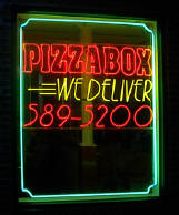 Pizza Box Neon by Empress Signs LLC