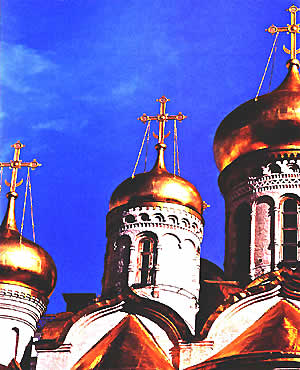 Cross and Crescent on a Russian Church