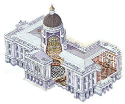 Cutaway of the Capitol Rotunda, Photo: California State Capitol Museum