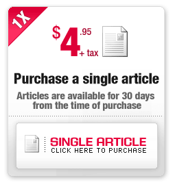 Single Article: $4.95