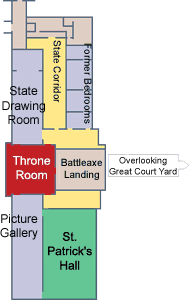 floor plan of the State Apartments