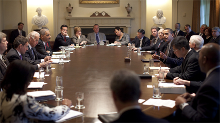 "Photo of Cabinet Meeting"