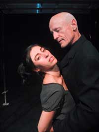 Elizabeth Kouri and Tom Kopache in Antigone