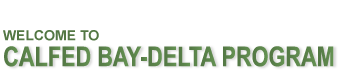 CALFED Bay-Delta Program heading