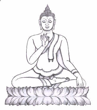bouddha enseignant la loi