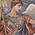 detail of the Minerva mosaic at The Library of Congress