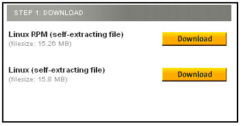 Click download button for self extracting Linux x64